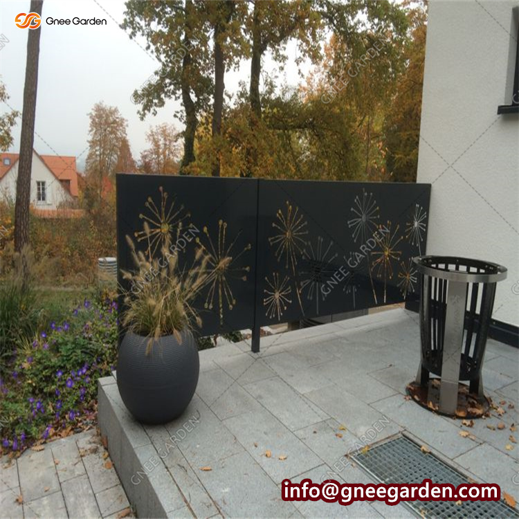 Outdoor Decorative Screens Decorative Metal Panels Exterior Steel Laser Cut Screen