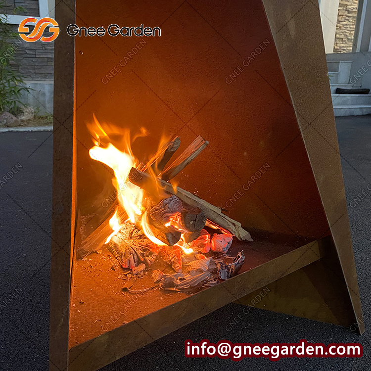 Outdoor Firepit Garden Decoration Metal Fire Pit Wood Burning Firepit