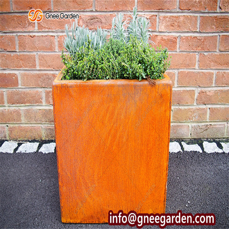 Promotional Various Durable Using Outdoor Wood Large Garden Plant Pots