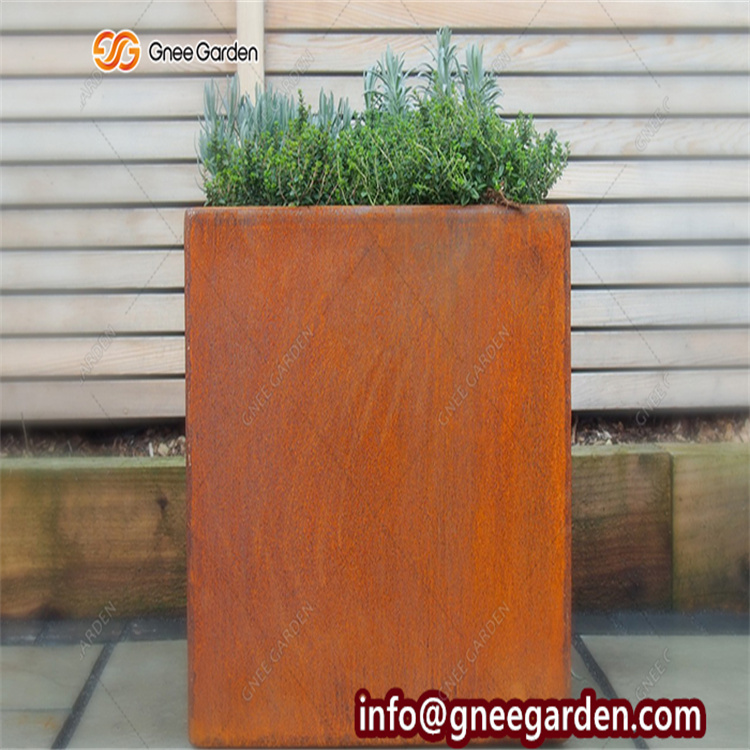 Outdoor Garden Planters Pots Rectangular Flower Pots