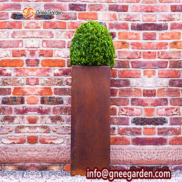 Discounted Price Chinese Corten Flower Outdoor Flower Vase Flower Pots & Planters