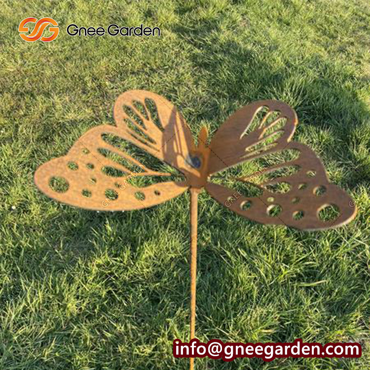 Outdoor Decor Metal Bird Ornament Metal Bird Tree Art for Garden Decoration