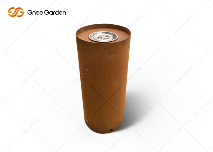 Corten Propane Campfire Durable Camping