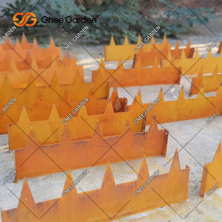 China Factory Supply Corten Steel Garden Edging Border