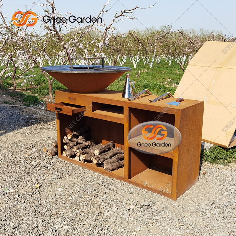 Cortn Camping Pit Grill Outdoor Charcoal