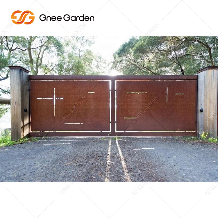 Corten Steel Garden Panels Outdoor Metal Divider