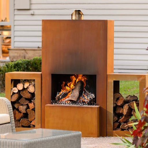 Outdoor Corten Steel Decoration Fire Pit place new Design