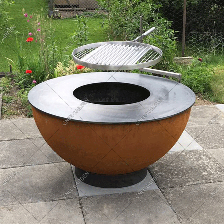 Cooking Ware Barbecue Stove Corten Steel BBQ Grill