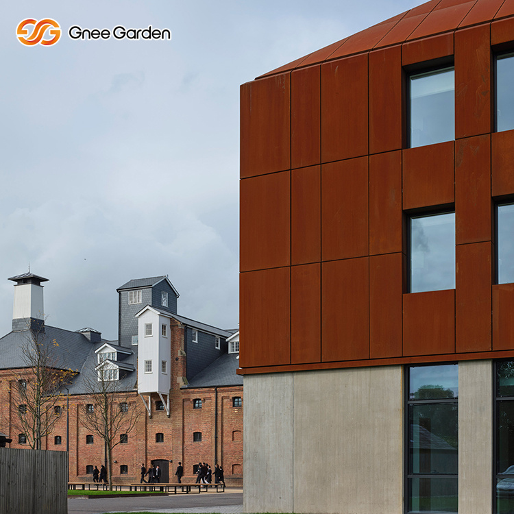 Corten Metal Exterior Wall Panel