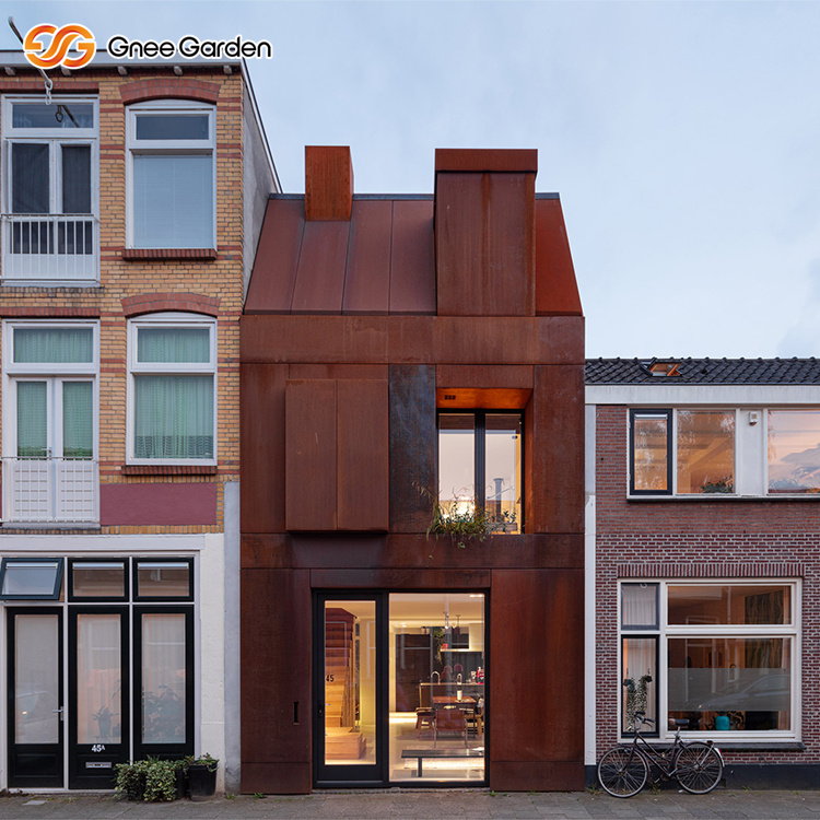 Weathering Steel Wall Cladding