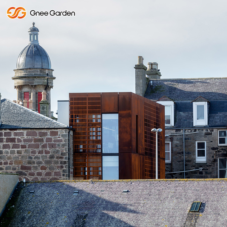 Corten Steel Building Cladding