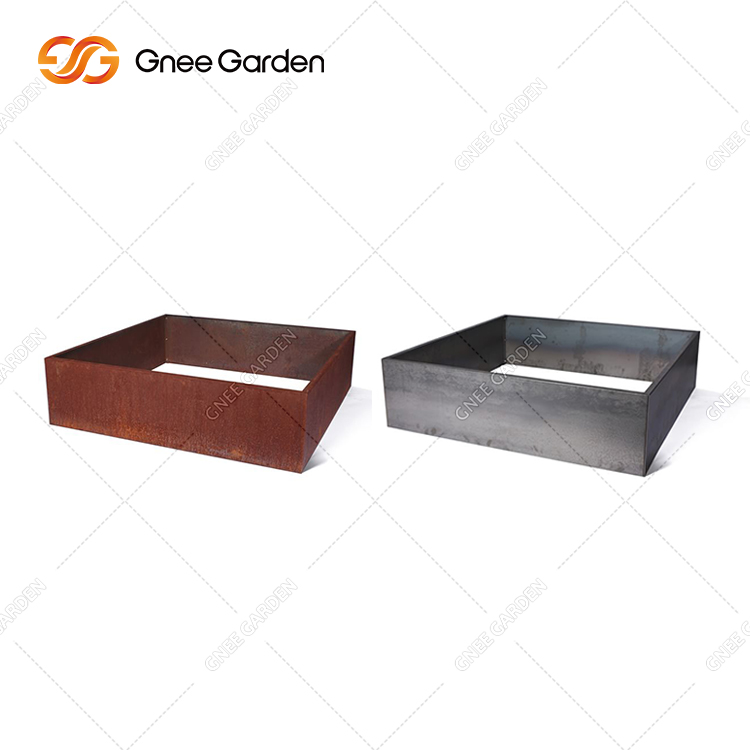 Different Shape Corten Steel Flower Pot