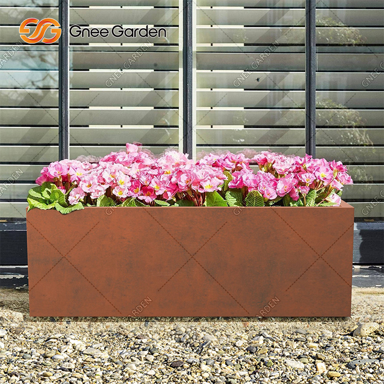 External Corten Planting Box