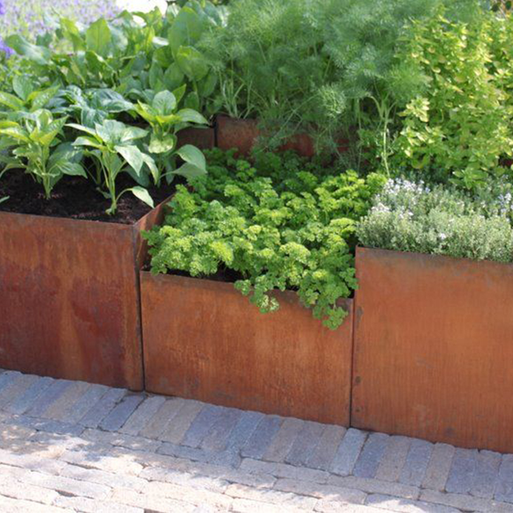 Decorative Corten Planter Pot