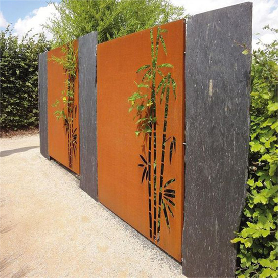 Handcrafted Metal Partition Screen