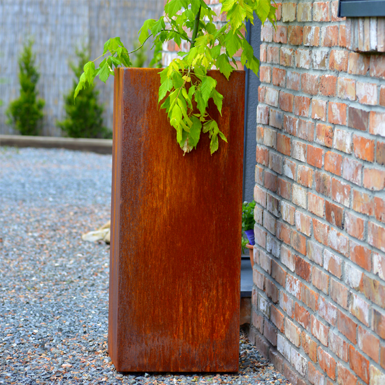 Landscape Corten Steel Plant Pots