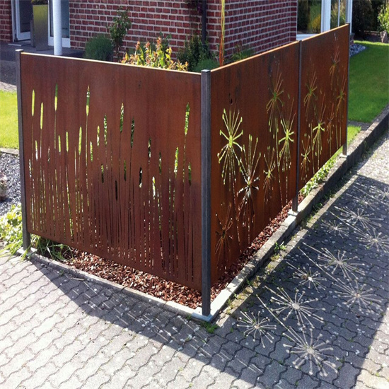 Corten Steel Garden Panels Decor