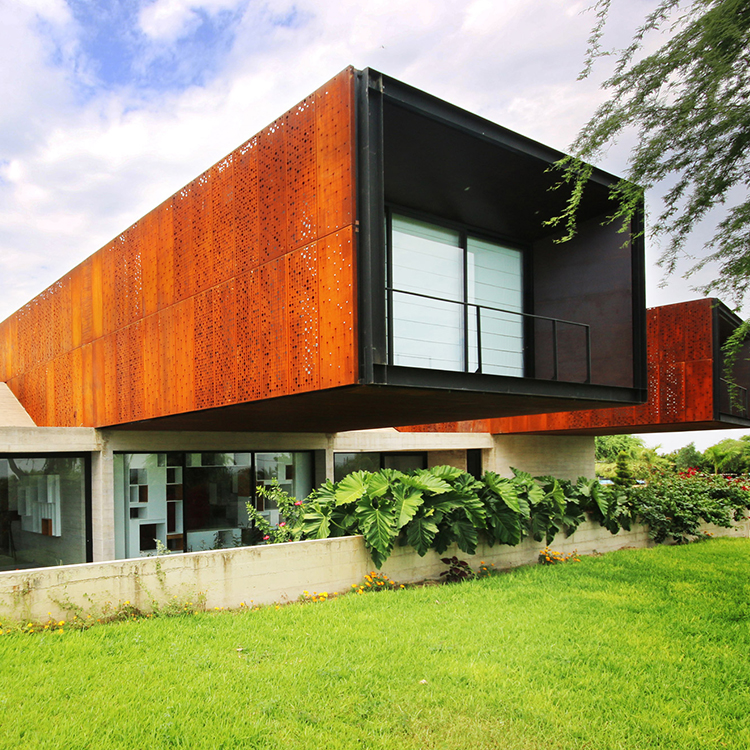 Corten Steel Wall Cladding Sheets Weathered Chic