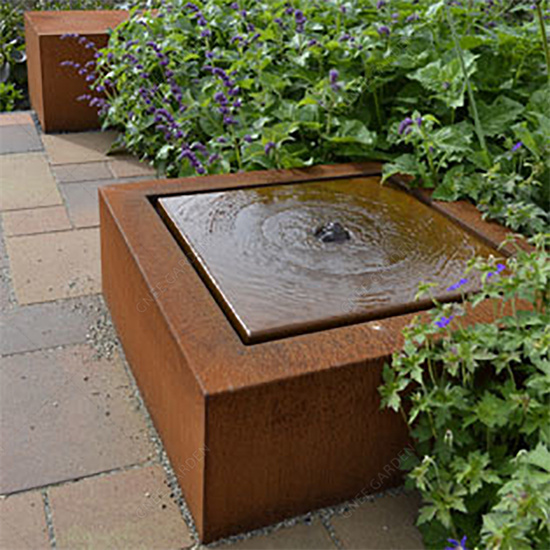 Corten Steel Water Features Garden Design