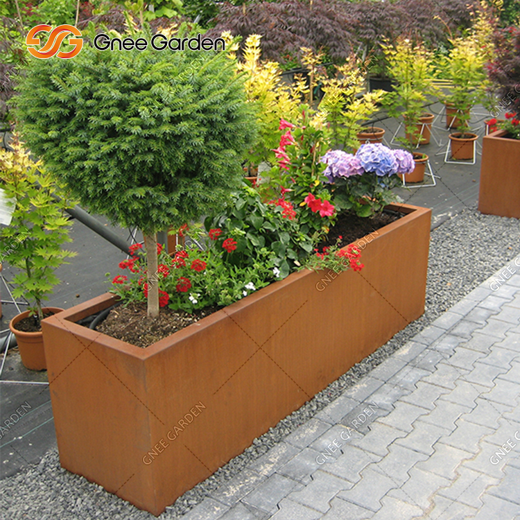 New Design Weathering Steel Planter Boxes